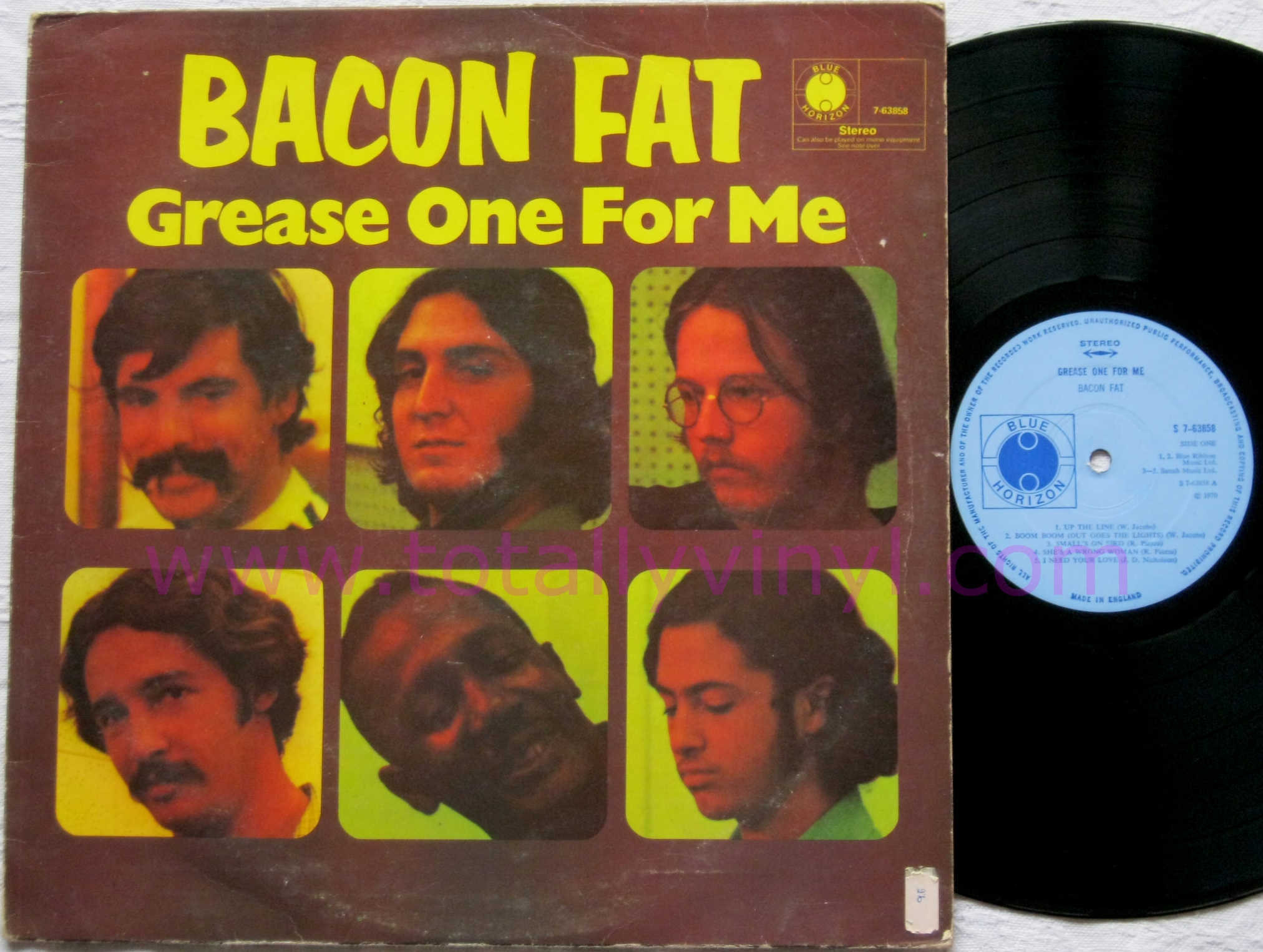 Totally Vinyl Records Bacon Fat Grease one for me LP